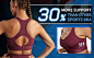 Ewedoos High Impact Sports Bras for Women Push up Sports Bra Racerback Sports Bras Workout Bra Running Bra Black at Amazon Women’s Clothing store