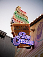 Ice cream neon sign | Design