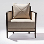 Grafito Upholstered Chair 100 - ADRIANA HOYOS FURNISHINGS: 