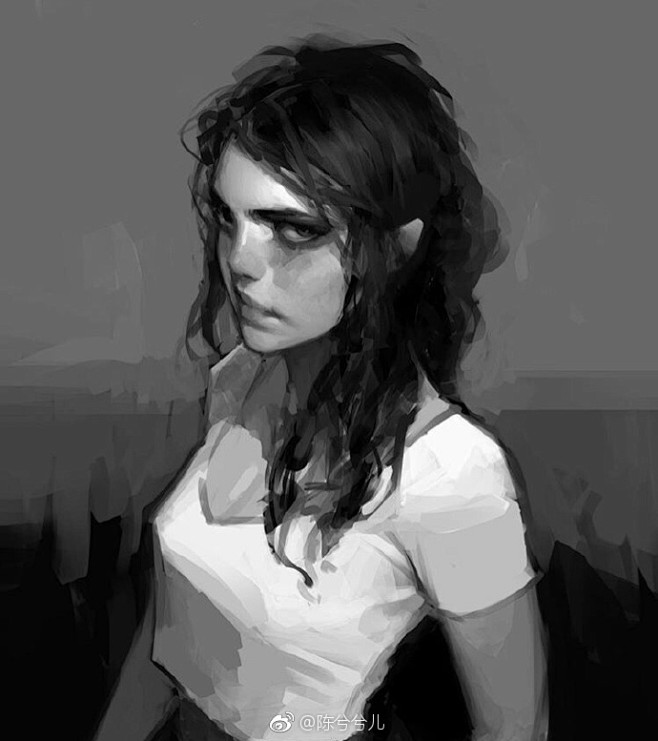 #头像原画#　#ＣＧ插画#　#颜色##时...