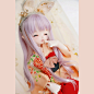 是春天的气息呀

妆师：@内姆露
猫手鞠：@-Myoko- 伪了一下和服穿法
兔耳头饰：@reddudu69 这个耳朵好精致！！
假发：@komii ​​​​