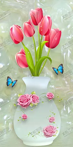 琉璃瓶玉石瓶子郁金香 【酷图网】新中式背景墙,花鸟背景墙,青花瓷,新中式花鸟画,中式背景墙,新中式装饰画,喜上眉梢,花开富贵,喜鹊,中式花鸟,大气,高清,唯美,新中式,中式,山水倒影,花鸟国画,中式花鸟背景,吊顶画,山水画,玄关,小鸟,意境花鸟,写意,花鸟背景,客厅背景墙,书房背景墙,壁画,壁纸