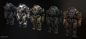 Ion textured version, Robb Shoberg : textured version of the ion titan i did for titanfall 2 and some variations