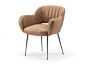 Leather easy chair MISS MALICE by Arketipo : Download the catalogue and request prices of Miss malice by Arketipo, leather easy chair