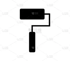 roller icon in on white background