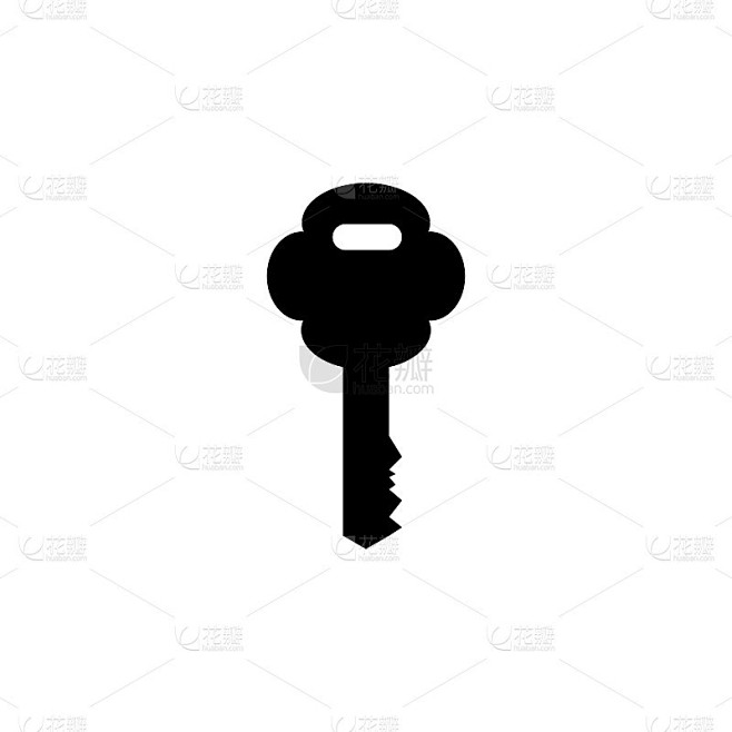 钥匙图标。锁的元素和关键元素插图。优质的...