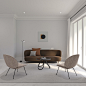 Four Different Approaches To The Minimalist Interior Style : Four minimalist style home interiors with takes on abstract Russian minimalism, brutalist inspired interiors, mid century decor and cutting edge modernity.