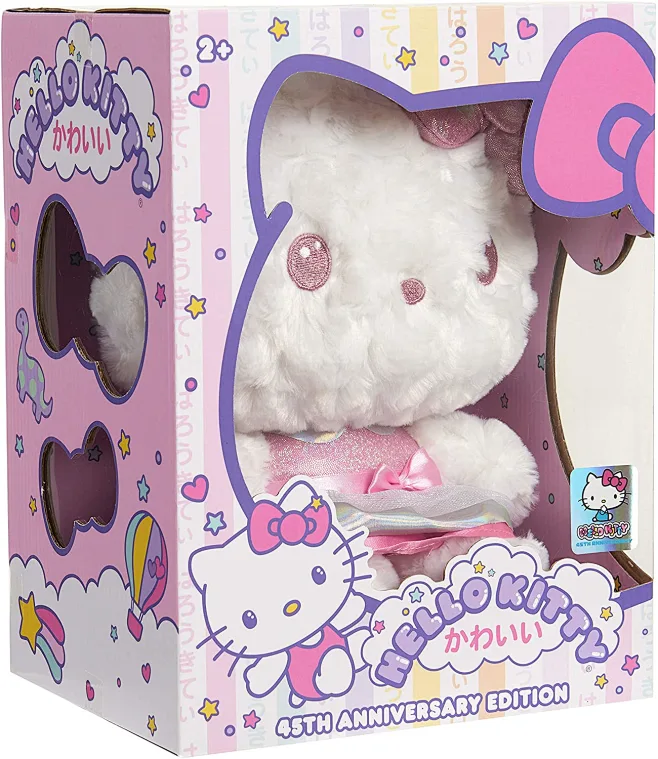 Hello Kitty 45 周年豪华毛绒玩具 - 亚马逊美国 - 亚马逊中国-海外购 美亚直邮-花瓣网