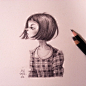 And another pencil drawing  #pencil #pencildrawing #pencils #graphitedrawing #graphitepencil #graphiteart #graphiteonpaper #art #artist #artistsoninstagram #monochromeart #illustration #illustrator #sketch #sketchbook #sketching #drawing #girl #characterd
