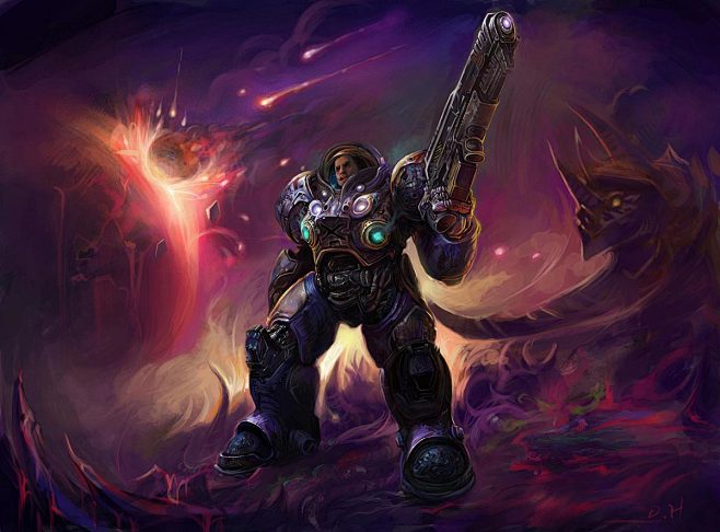 星际争霸2人类殖民地防御战