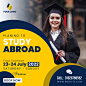 Advertising  Education portfolio Socialmedia student study abroad study abroad consultants Study Abroad Poster University