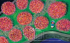 2014年1月份月历壁纸43261_月历壁纸_卡通插画类_图库壁纸_联盟素材