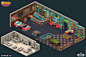 Isometric Exterior 3D Sprites - Manor Cafe (Gardenscapes) : Isometric Exterior 3D Sprites - Manor Cafe (Gardenscapes)