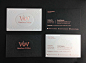 blind debossed business cards