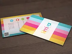 30個條紋風格創意名片設計