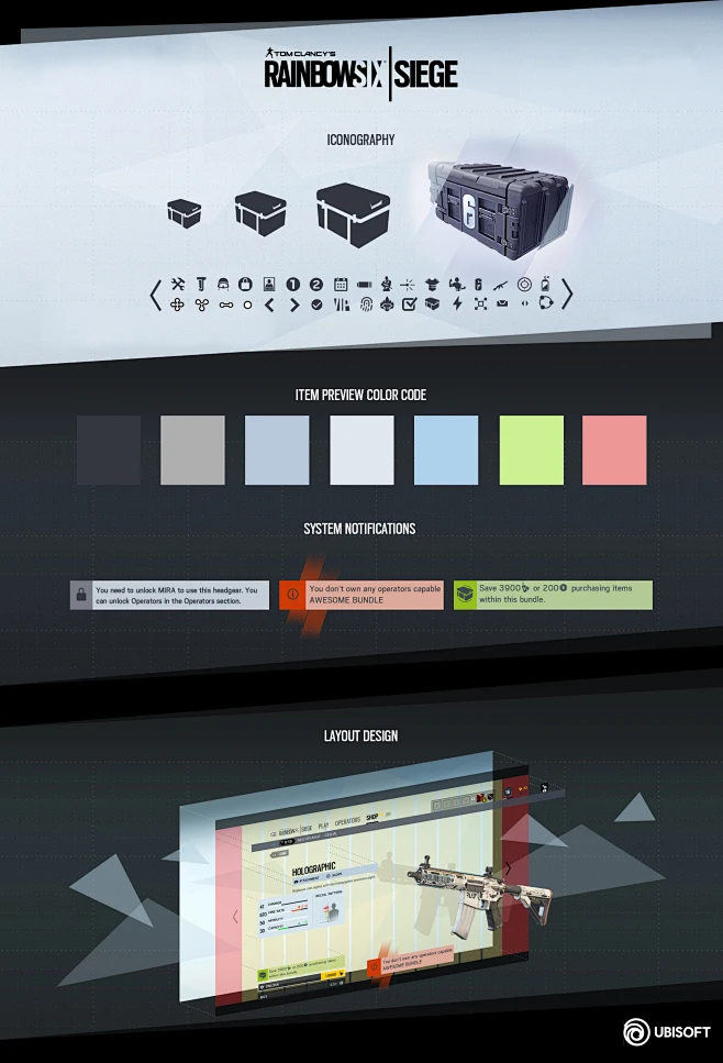 Tom Clancy's 'Rainbow Six Siege' - Y3S4 UI Design, Andrii SHAFETOV ...