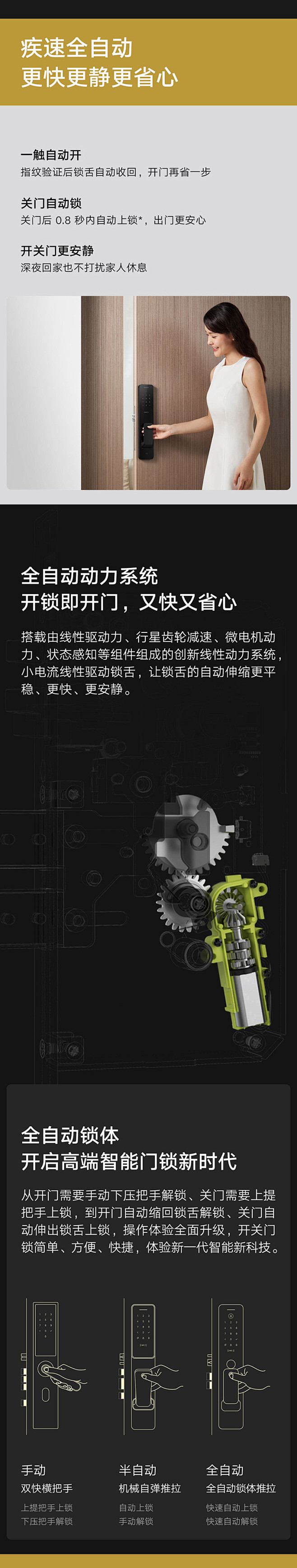 【小米小米全自动智能门锁】小米全自动智能...