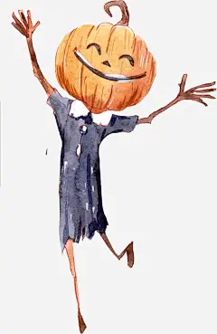 南瓜灯卡通人 免费下载 页面网页 平面电商 创意素材