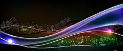 时尚背景 【酷图网】时尚背景,背景,暗底彩色背景,彩色波浪背景,波浪背景