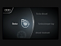 BMW Menu design interaction bmw car display car menu menu gif animation dark turbo dashboards cars