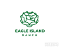 Eagle Island Ranch鸟语花logo设计欣赏