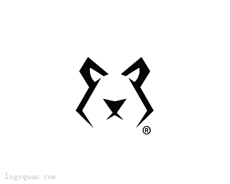 疯狂的熊猫 
LOGO标志设计欣赏#素材...