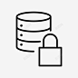 服务器安全数据安全数据库安全图标 页面网页 平面电商 创意素材
