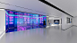 3D architecture interior design  Render showroom