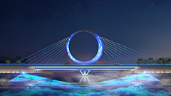 北城凉筑c采集到桥梁夜景
