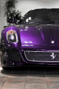 Purple Ferrari 599 GTO..... Omg.  Why did I not know this existed?!