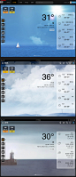 天气通iPad版设计 - iPad界面 - 黄蜂网woofeng.cn
