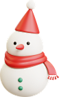 Christmas 3D Snowman