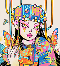 春水煎茶33采集到插画-人物