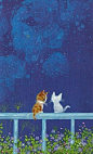 我俩的夜空。。。