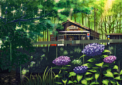 爆爆爆爆爆杀MR采集到漫画风景