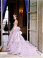 stunning purple wedding dress - ok I know it isn't quite pink!