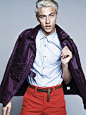 银发妖孽小鲜肉Lucky Blue Smith 帅炸时尚圈