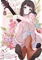 #图包# 画师Mia@米啊有生之年出樱本 P站id... 来自响慕 - 微博