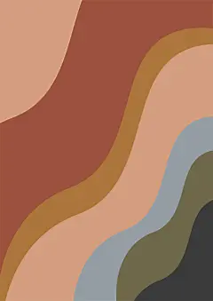 波西米亚春夏秋冬人物水果植物花卉叶子插画装饰免抠PNG图案素材 (9)