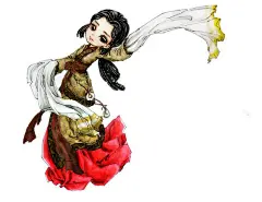 【素材】Q版汉服来一发~反正我是被萌到了~！_橡皮章吧_百度贴吧