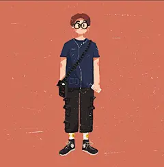 https://www.gracg.com/works/view/1191310  涂鸦王国 作者：小z—作品    头像插画人物插画  肌理风插画  我这个是截图过来的，因为没办法直接保存。上面有连接可以点击进去，我个人比较喜欢这种风格的插画