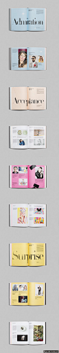 时尚杂志设计 时尚编辑设计 创意杂志设计 画册设计 杂志内页设计 版式设计 编辑设计