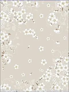日系樱花矢量图__底纹背景_底纹边框_矢量图库_昵图网nipic.com