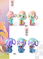 中国华服日汉服IP盲盒设计平面设计