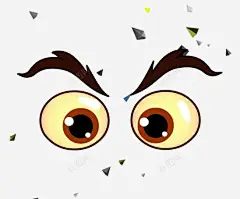 卡通手绘眼睛表情 免抠png 设计图片 免费下载 页面网页 平面电商 创意素材