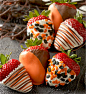 Halloween Chocolate Covered Strawberries #赏味期限#