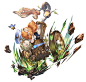 Mimlemel和Stumpeye，Granblue Fantasy的战斗艺术