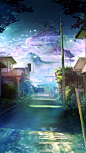 二次元场景原画二次元背景动漫场景原画动漫背景来自cgbook