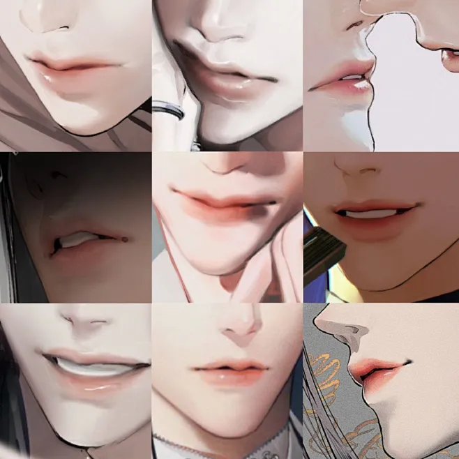 #绘画参考# 一组嘴... - @CG原画的X先生的微博 - 微博-花瓣网