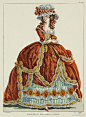 18世纪洛可可风的欧洲宫廷服装|洛可可|裙撑|胸衣_新浪网
